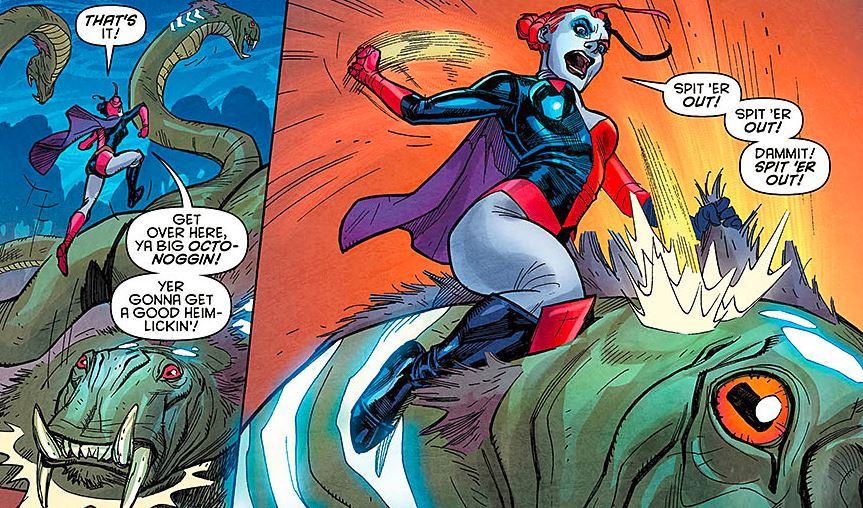 Harley Quinn & Power Girl #1 Panel
