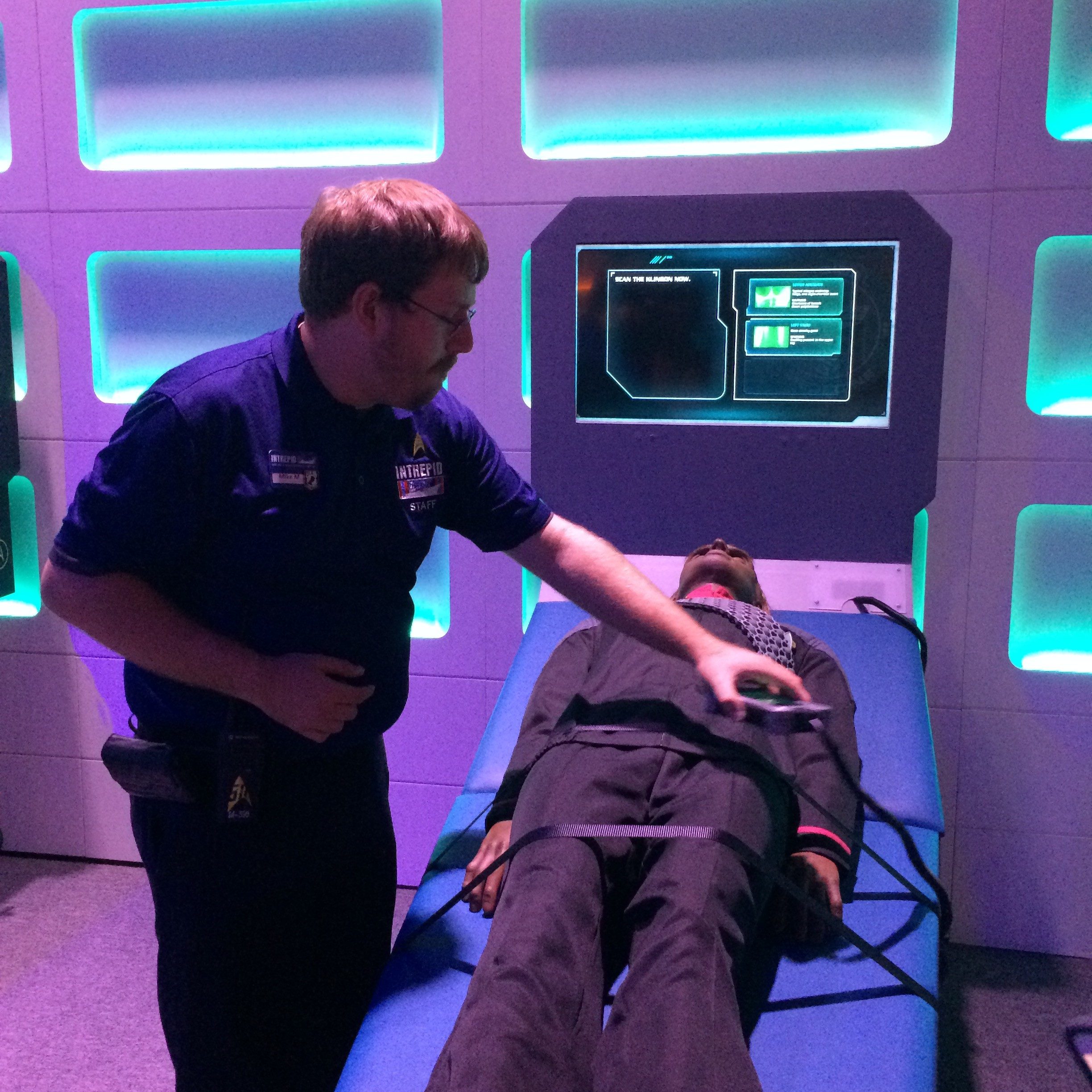 Mike in Sick Bay