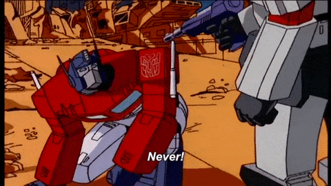 Optimus Prime 'Never'