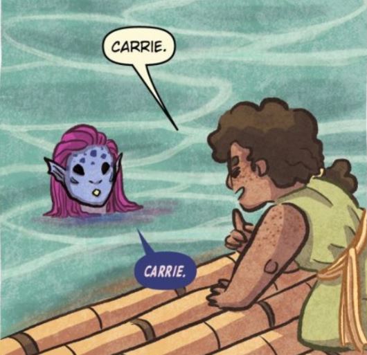 BONUS (AND ACTUAL SPOILER, SORRY Y'ALL) Comic Book Character named Carrie! This never happens!)