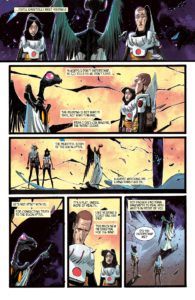 Black Science #38 interior image of Grant and Sara