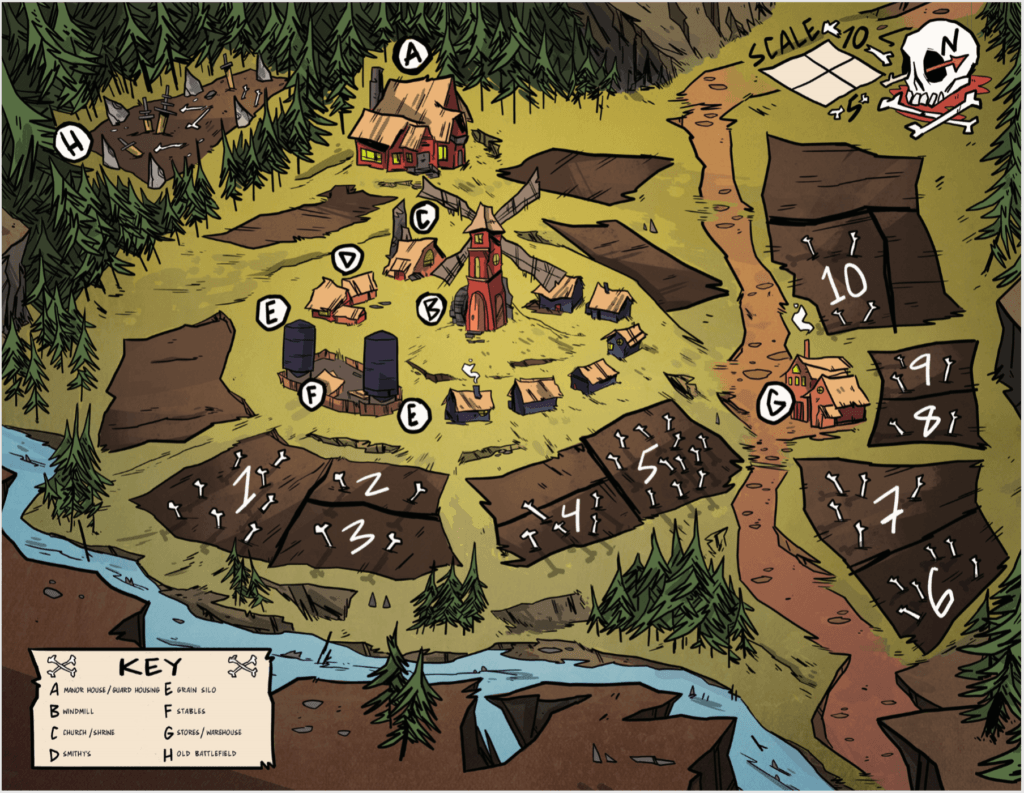 Map by Marie Enger