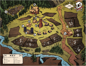 Map by Marie Enger
