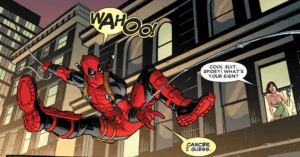 Panels from Deadpool Comic