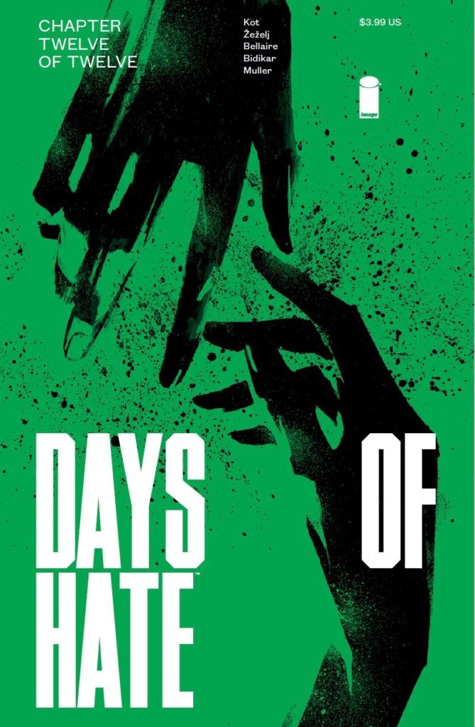 Days of Hate #12 cover