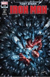 Tony Stark Iron Man 10 cover