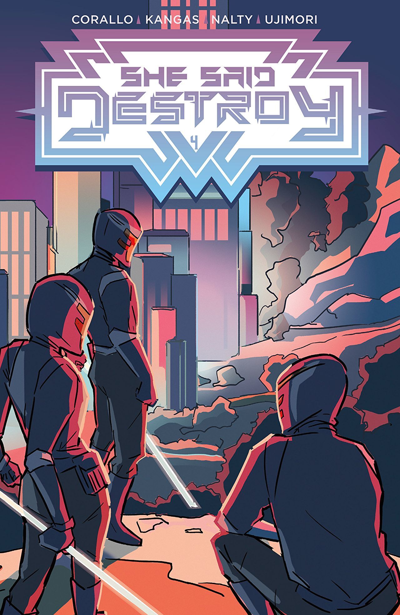 She Said Destroy #4 Cover