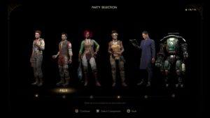 Your Crew from The Outer Worlds