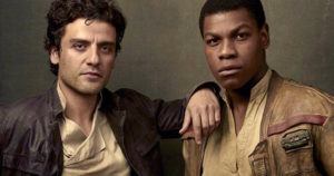 Poe and Finn from Vanity Fair cover shoot. Courtesy of Vanity Fair.