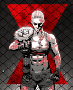 Black Widow UFC Fan Art