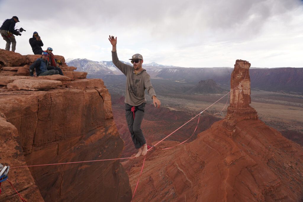 Pushing the Line: Ari Delashmutt slacklining 