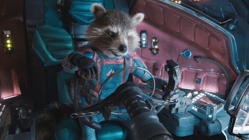 Rocket piloting a ship