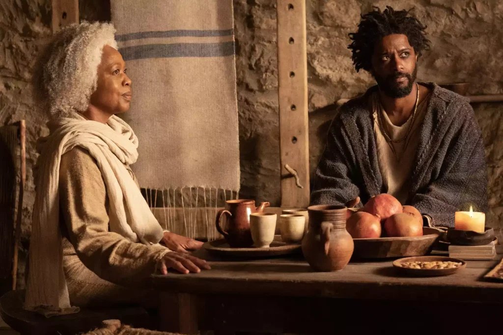 Clarence meeting Jesus' Mother The Book of Clarence