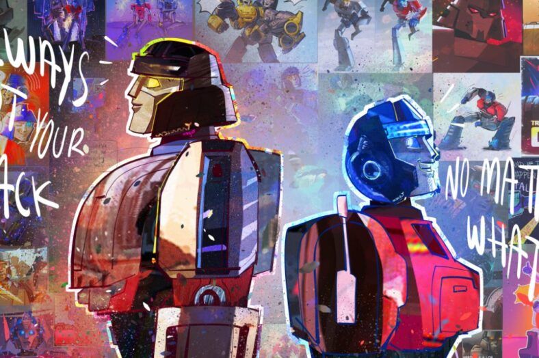 Fan art of D-16 and Orion Pax