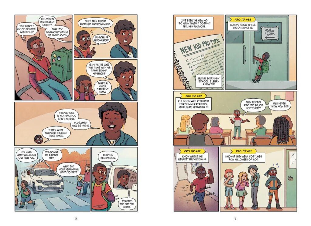 Young Tony Weaver, Jr. being introduced in the graphic novel Weirdo by Tony Weaver, Jr.  and Jes & Cin Wibowo