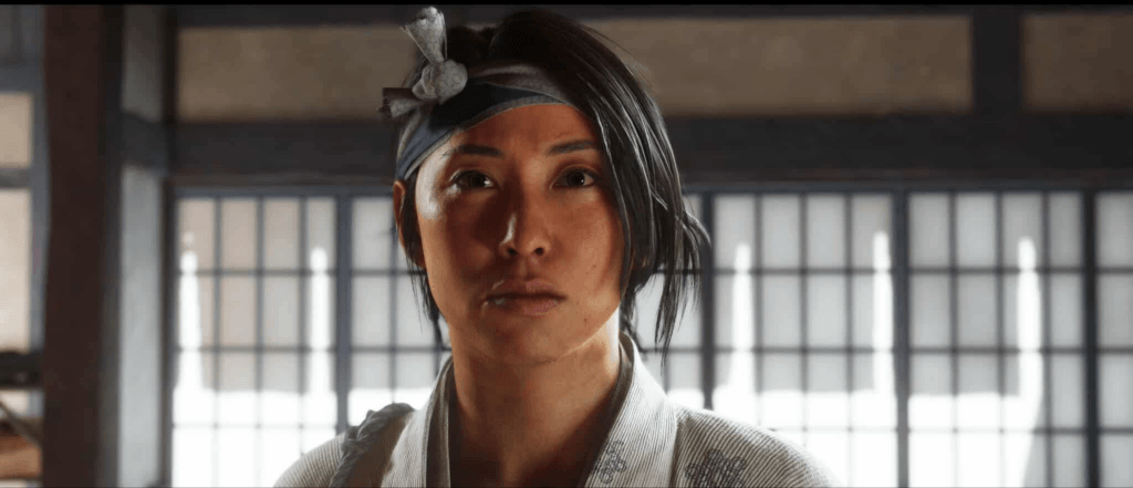 Ghost of Yōtei headshot of Atsu